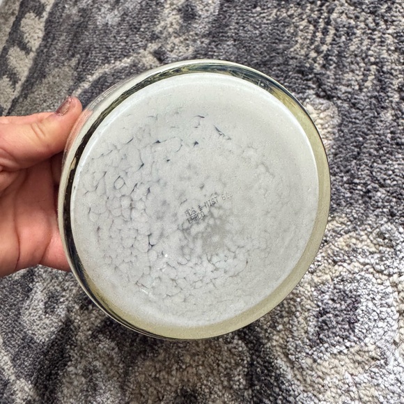 Blue Rimmed Glass Tumbler - Picture 3 of 6